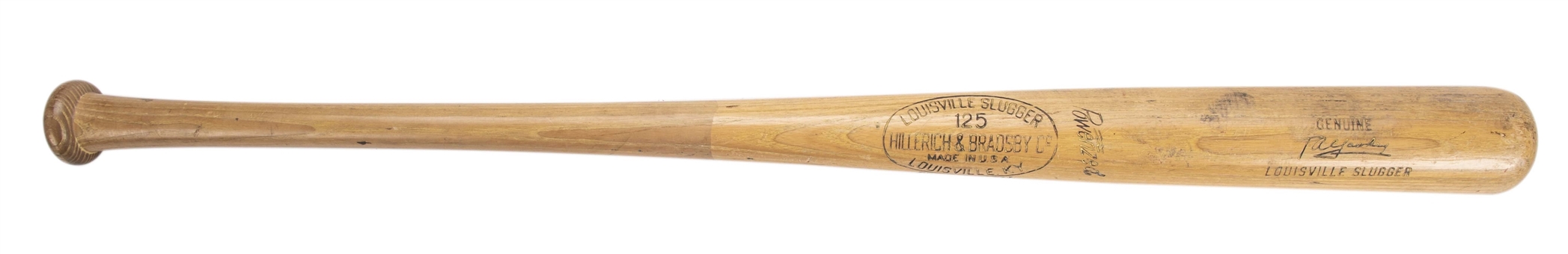 Circa 1955 Tom Yawkey Game Used Hillerich & Bradsby W183 Model Bat Used For Batting Practice (PSA/DNA)